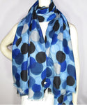 Lots of Dots Scarf Blue Black (SN165)