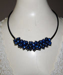 Pearl Necklace Choker Blue (J273)