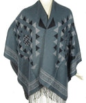 Shawl Dual Side Open Front - Grey (SW385)